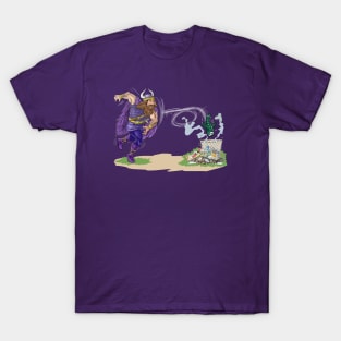 Minnesota Vikings Fans - Kings of the North vs Paper Airplanes T-Shirt